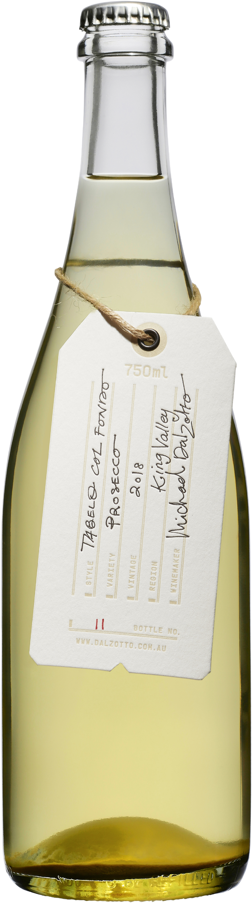 Dal Zotto Wines Tabelo Col Fondo King Valley Prosecco 2019